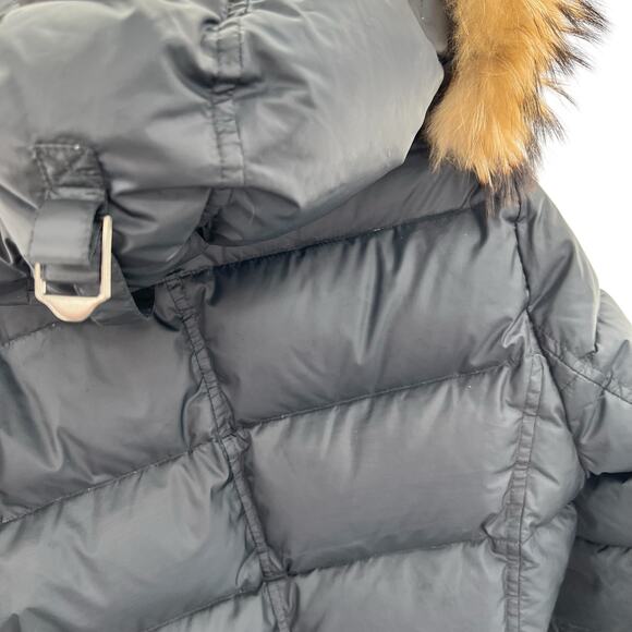 HETREGO Women's 90/10 premium down puffer natural fur hood trim jacket coat - Picture 7 of 14